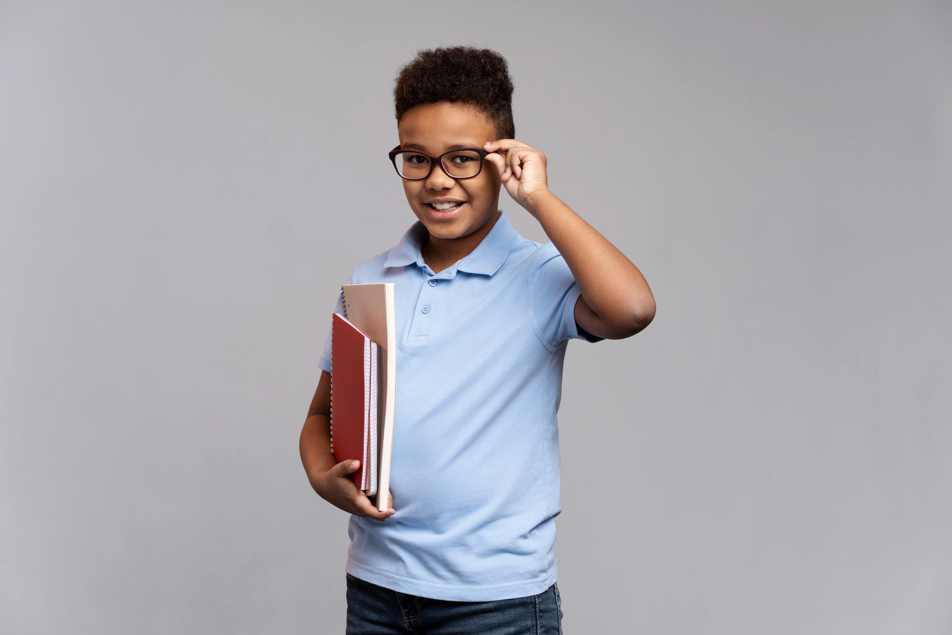 Student presenting in class